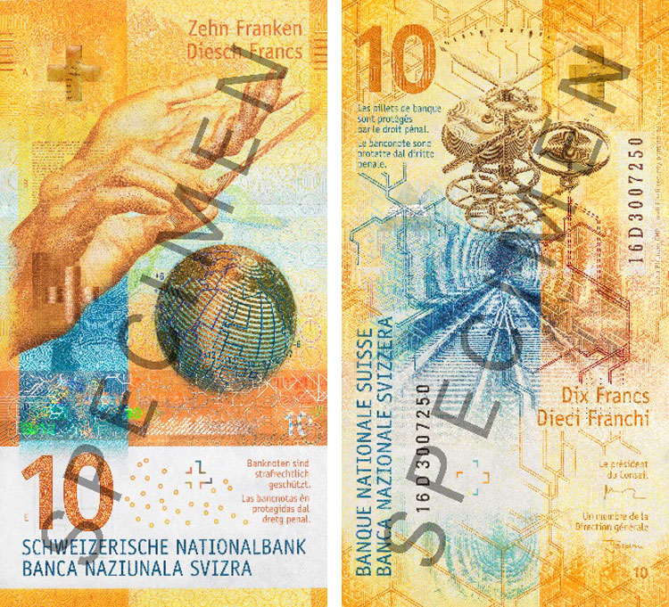 10-Franken Note