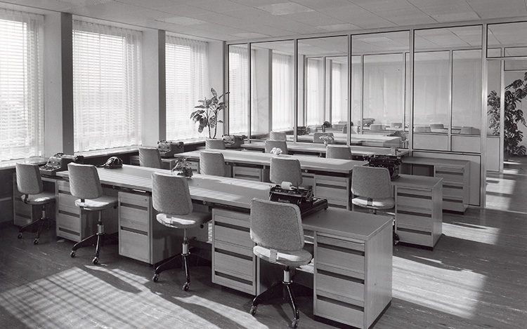 Büroräume 1958