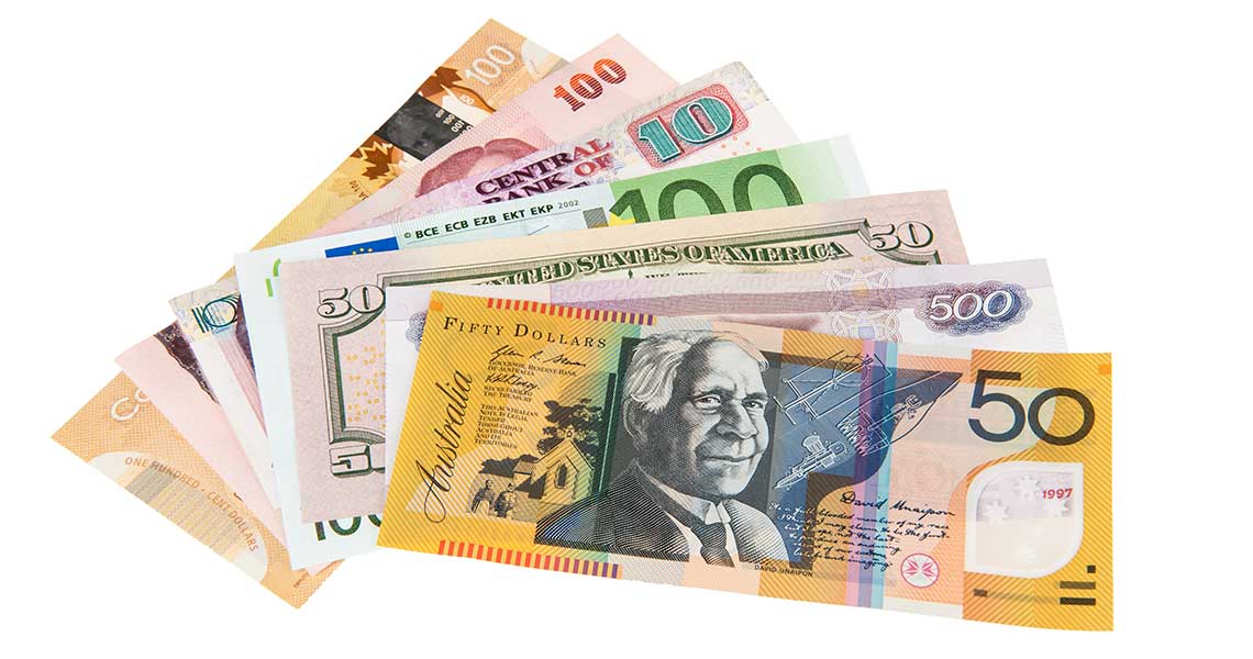 Banknoten Medienmitteilung Währungen