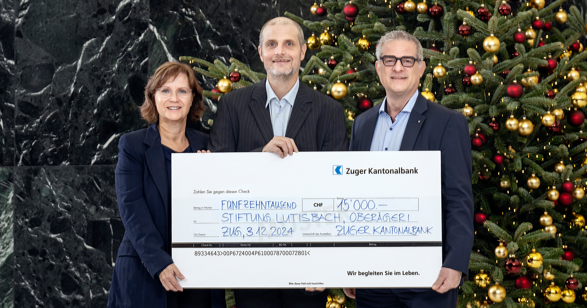 Übergabe Weihnachtsspende