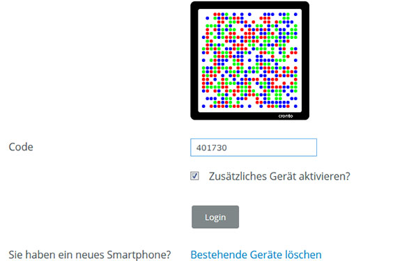 Aktivierung eines zusätzlichen Smartphones Schritt 1 Aktivierung eines zusätzlichen Smartphones Schritt 1
