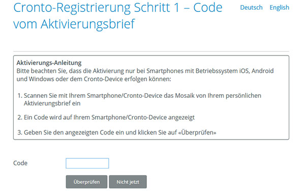 Aktivierung eines zusätzlichen Smartphones Schritt 2 Aktivierung eines zusätzlichen Smartphones Schritt 2