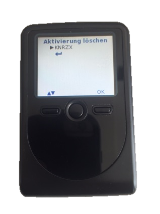 Cronto-Device zurücksetzen 3 Cronto-Device zurücksetzen 3