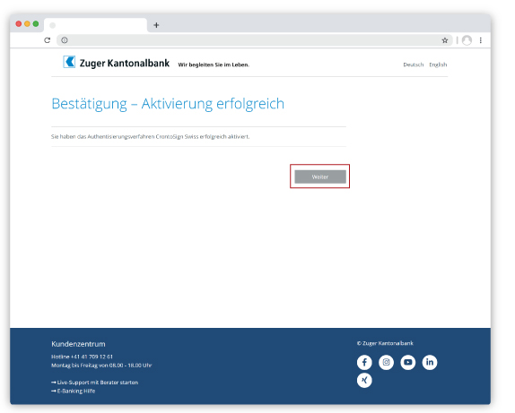 Code und Gerätename eingeben Code und Gerätename eingeben
