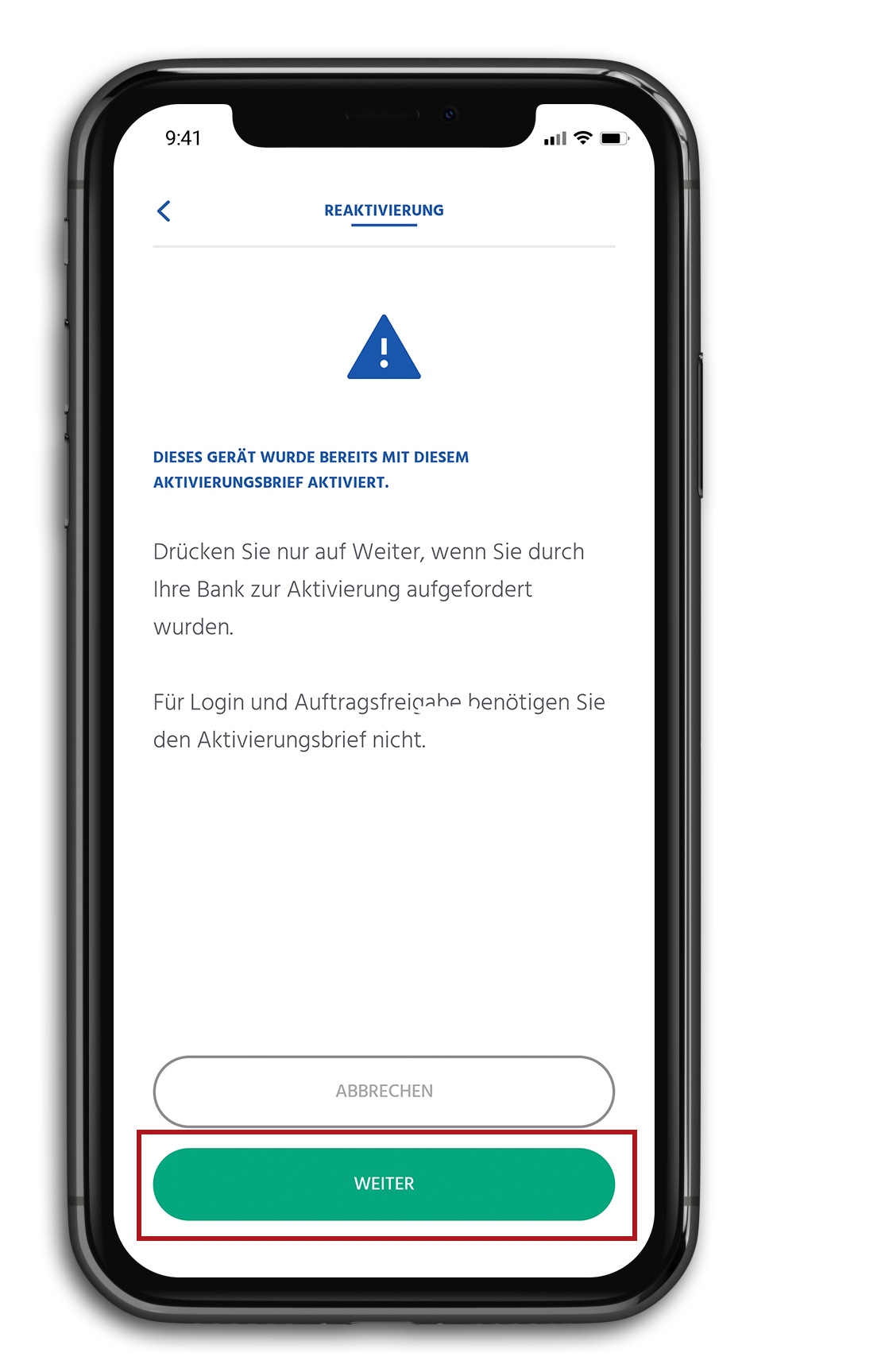 E-Banking neues Smartphone hinzufügen E-Banking neues Smartphone hinzufügen