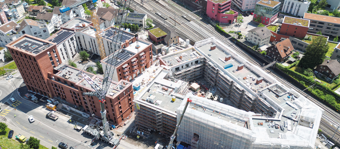 Luftaufnahme Immobilien