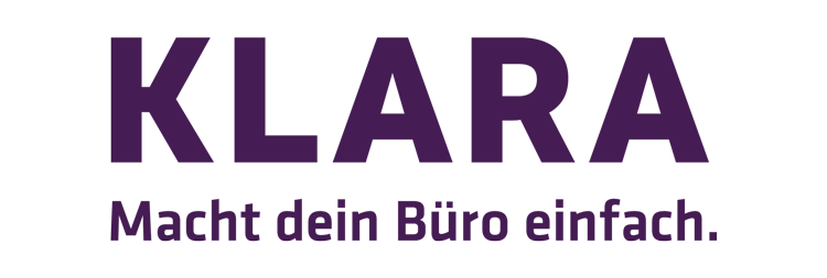 klara Logo mit Claim