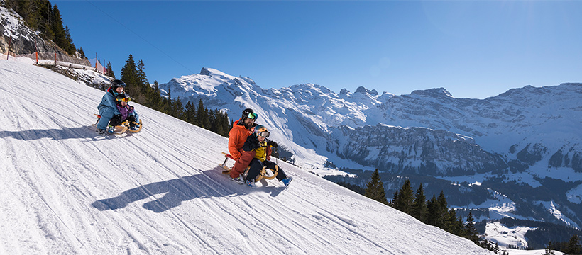 Brunni-Bahnen Engelberg Schlittel-Abfahrt