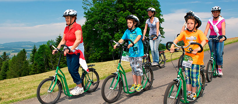 Trottinett fahren Trottinett fahren