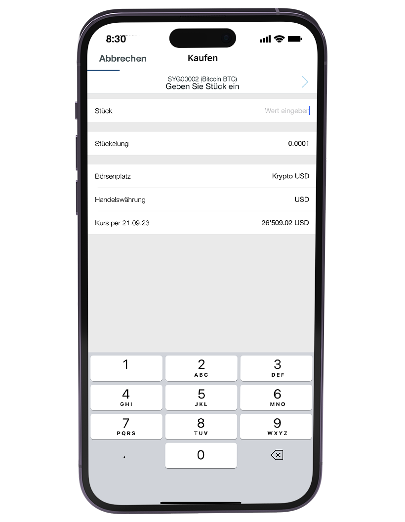 Mobile Banking Krypto Schritt 5