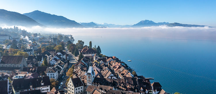 Stadt Zug und Zugersee