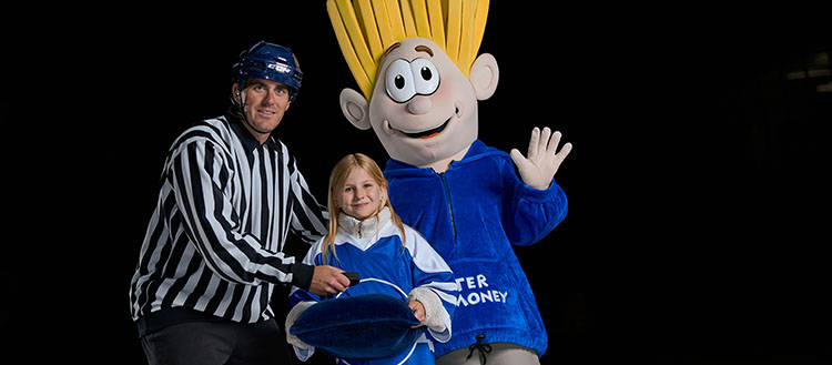 Puckübergabe Mister Money