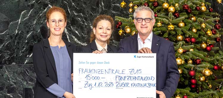 Weihnachtsspende Frauenzentrale Zug