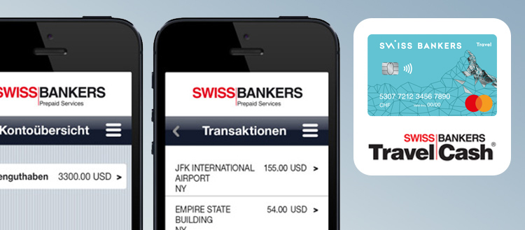 application swiss bankers travel cash