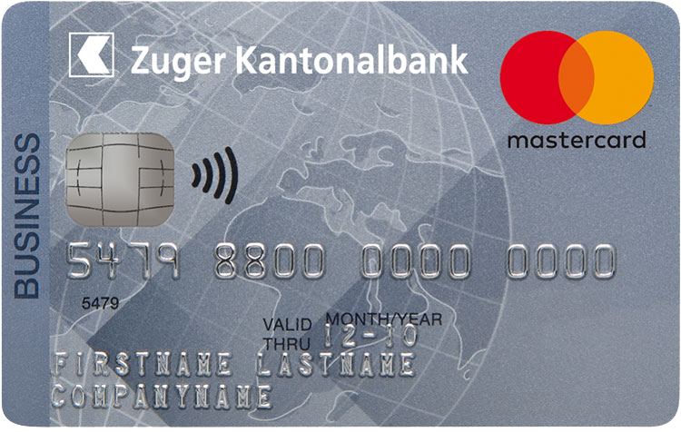 MasterCard Business Card Silber