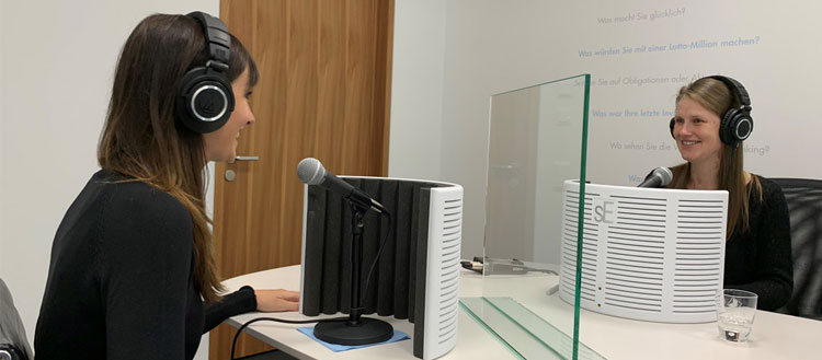 Podcastaufnahme