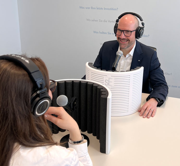 Podcastaufnahme