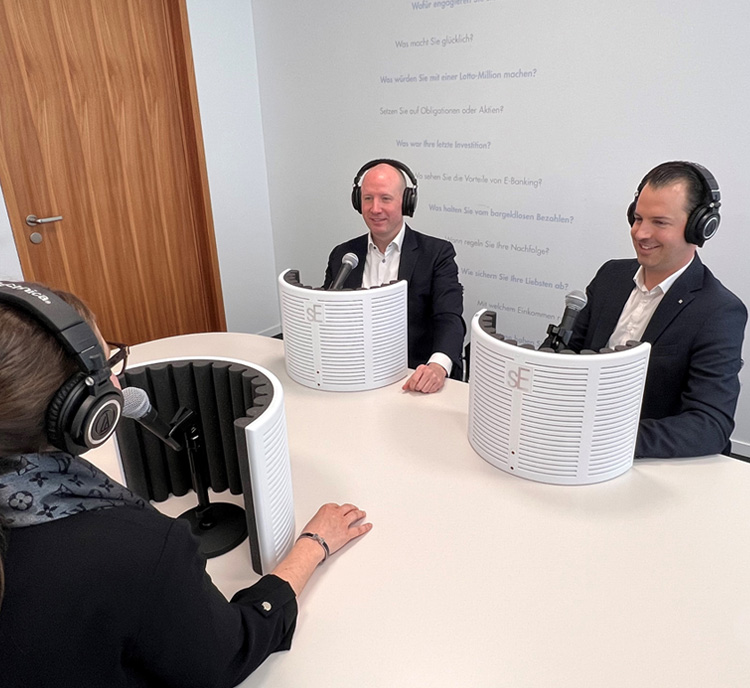 Podcastaufnahme