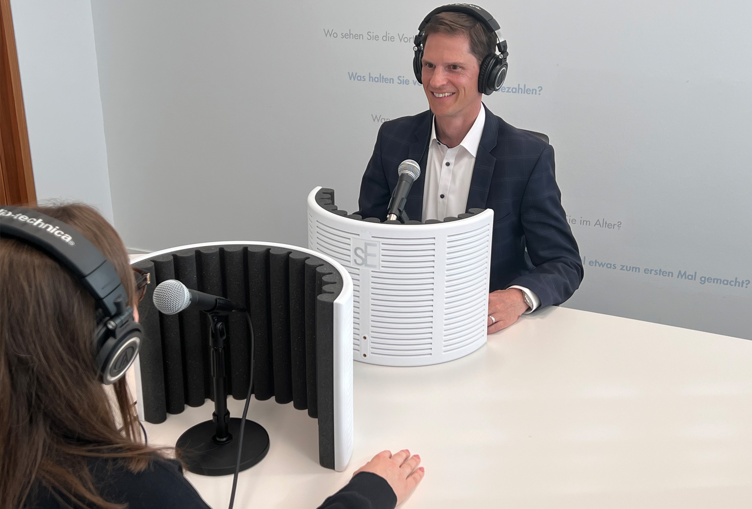 Podcastaufnahme