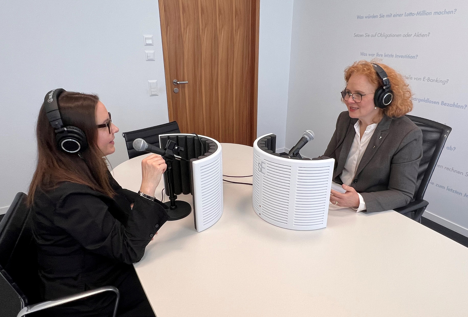 Podcastaufnahme